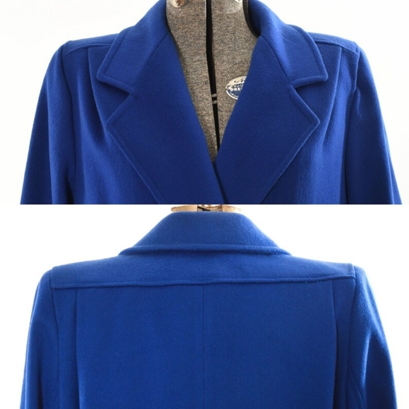 NEW Italian Long double breast wool coat 3XL - Picture 2 of 6